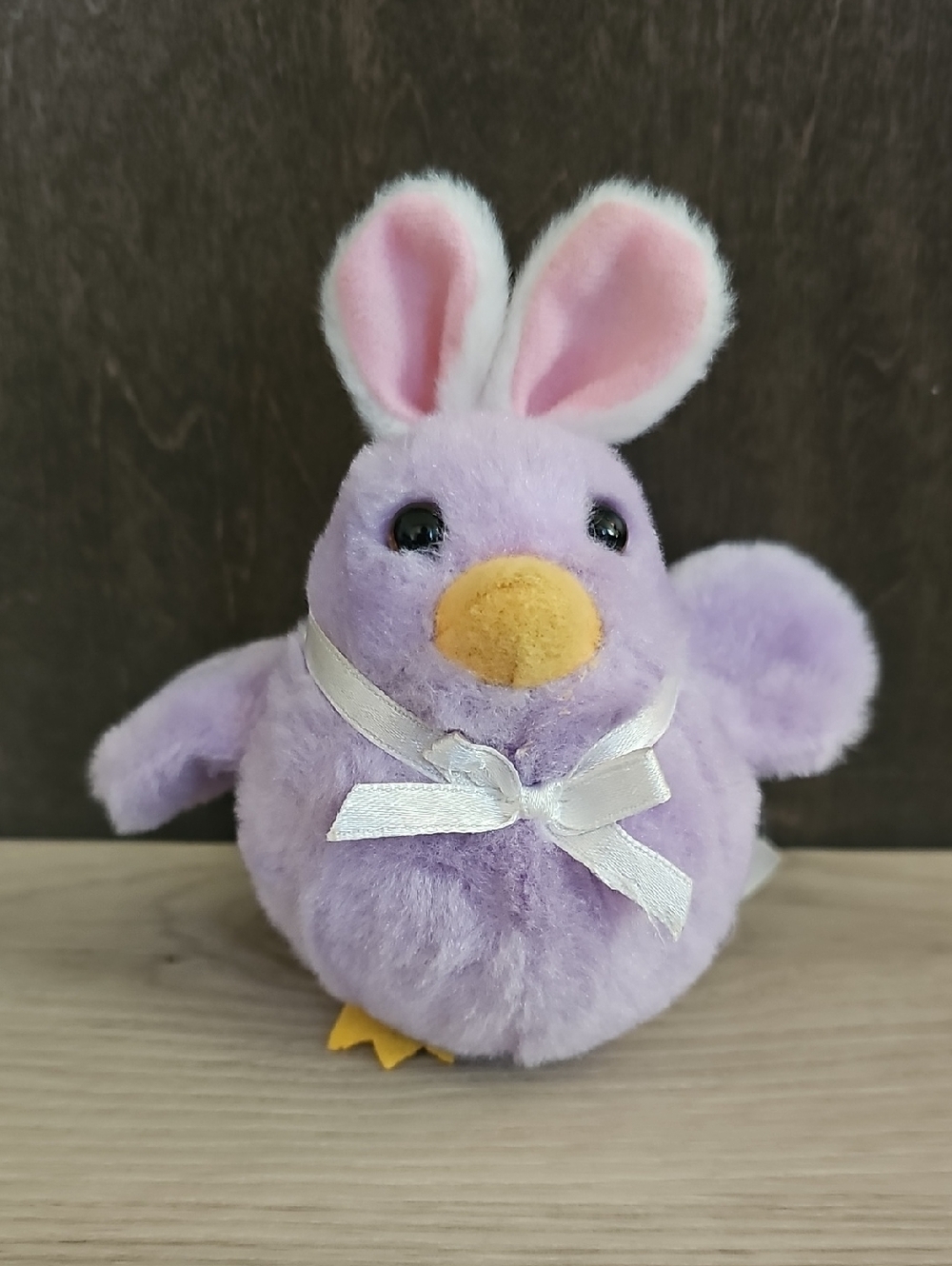 Ganz Cooper Chicks Easter‎ Purple Chick With Bunny Ears, Small 3.5" Plush